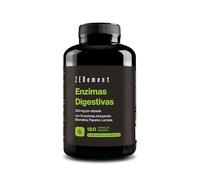 Enzimas Digestivas - 10 Enzimas incluyendo Bromelina y Papaína, Alta Concentración - 200mg por Cápsula - 180 Cápsulas Veganas - Apto para Todo Tipo de Dietas - Sin Aditivos, Sin Gluten