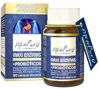 Enzimas Digestivas Estado Puro | 18 Enzimas Digestivas con Probióticos + Prebióticos | Mejora la digestión y la Absorción de Nutrientes | Sin Gluten | 80 Cápsulas Vegetales | TONGIL