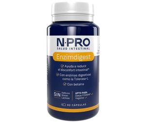 Enzimdigest, complemento enzimático para digestión - Enzimdigest 60 cápsulas N-PRO