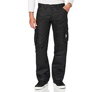 Enzo EZ08 BLK-Vaqueros Relaxed Hombre Negro Negro (Black Black Coated) W36/L34