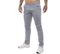 Enzo Pantalones Chinos Hombre Ajustado Algodón Elástico Vaqueros Pitillo Todo Ru