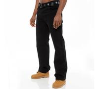 Enzo Vaqueros Hombre Pierna Recta con Cinturón Corte Normal Pantalones Ru Tallas