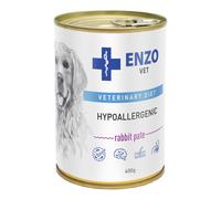 ENZO VET Dieta hipoalergénica con conejo para perros 8x400g