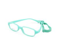 EnzoDate 47-16-120 - Marco de gafas para niños (incluye cordón, sin tornillos, flexible), Azul (Agua (Aqua)), 47-16-120