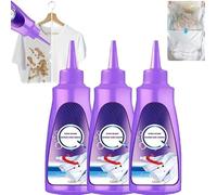 Enzyme White Clothes Detergent,Laundry Stain Remover,Clothes Oil Stain Remover,Active Enzyme Laundry Stain Remover White Shirt Guardian, Stubborn Stain Cleaner Oil Remover (3 Pcs)