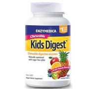 Enzymedica Digestión para Niños, Comprimidos Masticables Sabor Ponche de Frutas, 90 Tabletas