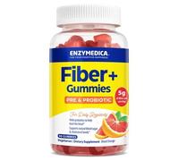 Enzymedica - Gominolas de Fibra +, Naranja Sanguina - 90 gominolas