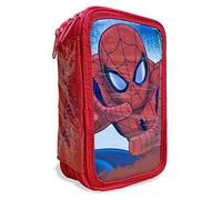 EO Estuche Disney 3 Zip Spiderman, multicolor, Estuche