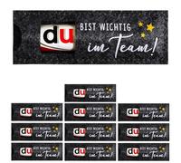 EOAMGO 10pcs Regalos de agradecimiento - para Chocolate doble, Merece un gran agradecimiento, Gracias merece regalos para envasado cubierta fieltro Barra de chocolate Regalo (Estrella)