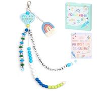 EOAMGO Relleno para Cono Escolar para Niñas y Niños Que Comienzan la Escuela, Regalo Escolar 2025 para Niñas y Niños. Contenido: Cadena para Contar (Azul)