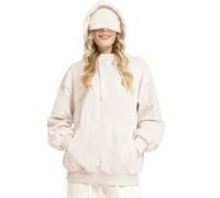 Eocicvvi Sudadera con Capucha para Mujer Sudadera con Máscara de Ojos Integrada Hoodie Ropa Cálida y Cómoda para Viajes