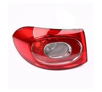 Eofooq Carcasa la luz trasera Cubierta Trasera Coche Para Vw Para Tiguan 2010-2012 Lámpara Antiniebla Freno Marcha Atrás Sin Bombilla Cubierta luz trasera Carcasa transparente(Left Outer)