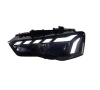 Eofooq delanteros Luces De Coche Para A5 LED Faro Proyector Lente 2008-2016 Animación DRL Señal Dinámica Reversa Accesorios Automotrices Faros principal