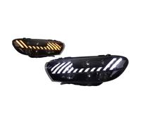 Eofooq delanteros Luces De Coche Para VW Para Scirocco 2009-2017 Proyector LED Luz Circulación Diurna Accesorios Para Automóviles Faros principal