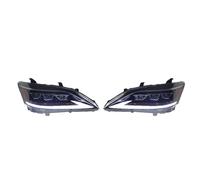 Eofooq delanteros Un Par De Faros Delanteros Para Lexus ES LED 2006-2012 Faros Delanteros ES240 ES350 DRL Luces De Giro Luces Altas Angel Eye Faros principal(2010-2012)