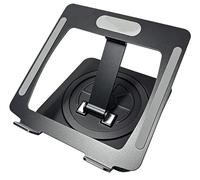 EOIWUY 360° Rotating Laptop Stand for Desk, Ergonomic Adjustable Aluminum Laptop Riser