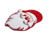 Eoixuqba Alfombras Navideñas para Interior,Tapete De Baño con Árbol De Navidad Y Papá Noel | 40 X 60 Cm Tapete Antideslizante Absorbente De Agua Decorativo,para Interior Exterior Cocina Baño Salón