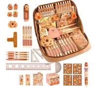 Eoixuqba Capybara - Estuche para lápices de 21 x 5,5 x 14,5 cm, bonito estuche de gran capacidad con bolígrafos, clips, reglas y más, organizador de lápices de apertura amplia para estudiantes