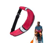 Eoixuqba Cinturón Inflable Manual - Chaleco Salvavidas Ajustable | Dispositivo de Seguridad Náutica para Pádel Surf Esquí Acuático Pesca Playa Piscina Kayak Aguas Abiertas Río