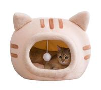 Eoixuqba Cueva para Gatos, Cama con Parte Inferior Antideslizante y Resistente al Agua, Lavable a máquina, para otoño e Invierno, casa cálida para Mascotas de tamaño Mini Mediano para Perros y Gatos