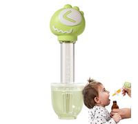 Eoixuqba Jeringa para medicamentos para bebés, Jeringuilla para medicamentos para niños, Dispensador de medicamentos para chupete de bebé con jeringa para niños pequeños, Chupete medicinal