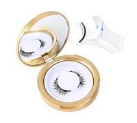 Eoixuqba Pestañas magnéticas de aspecto natural, pestañas postizas sin pegamento,Pestañas Postizas Naturales - Pestañas postizas, aplicador fácil de usar, accesorio de belleza duradero que mejora los