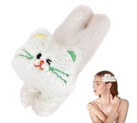 Eoixuqba Pinzas para el pelo de gato para mujer, pinza para el pelo de felpa - Pinza para el cabello antideslizante,Pinzas para el cabello de animales de peluche antideslizantes, accesorios para el