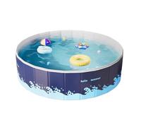 Eoixuqba Piscina Pequeña para Niños | Piscina Infantil | Bañera Plegable de Gran Capacidad Zona de Agua para Jugar en Jardín Patio Trasero y Vacaciones Natación