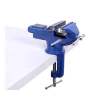 Eoixuqba Tornillo De Banco, Prensa De Banco Resistente Para Trabajo Pesado, Base Giratoria 360 Grados para Taladrar Fresar Soldar Carpintería y Mantenimiento