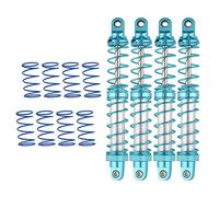 EOJDDPA Amortiguador de Choque RC Muelles de Repuesto de Metal 4 Piezas Piezas de Mejora de suspensión de Alto Rendimiento para TRX4 SCX10 D90 1/10 RC Crawler Car Accesorios duraderos (100mm)