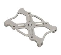 EOJDDPA Caja de batería RC Placa de fijación Placa de conexión de viga Aleación de Aluminio Accesorio liviano y Duradero para Modelo de automóvil SCX10 1/10 RC Color Titanio 70 x 42 x 8 mm