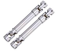 EOJDDPA Eje de transmisión RC de Acero Inoxidable, Escala 1/10, Pieza de actualización de Alto Rendimiento para Axial Traxxas Trx4 Trx6 Scx10 D90 TF2 GEN8 Control Remoto sobre orugas,