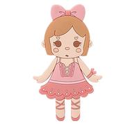 EOJDDPA Gancho de pared para niña de dibujos animados, hoja de metal flexible, adhesivo, colgador de pared, gancho para decoración de entrada, para sombrero, llavero, mochilas, hoja de