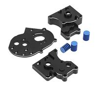 EOJDDPA Kit de Caja de Cambios de aleación de Aluminio, Cubierta de Caja de transmisión de Repuesto para Coche RC Traxxas Slash 2WD, Color Negro, 82 g, Paquete de 3