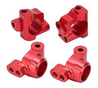 EOJDDPA Kit de Copa de Eje Trasero de Asiento Delantero C de aleación de Aluminio, Piezas de actualización Resistentes para Losi Mini T 2.0 2WD 1/18 RC, Modelo de camión, Accesorios para (Roja)