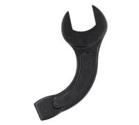EOJDDPA Llave de rosca abierta de acero con alto contenido de carbono, mango doblado resistente, llave de cabeza única para reparación, mantenimiento, uso Industrial (46MM)