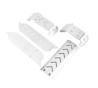 EOJDDPA Protector de Placa Protectora de chasis de Acero Inoxidable Accesorio de Coche RC Duradero, Ligero y de Alta Resistencia para TRAXXAS X MAXX 1 10 Vehículo RC, Juego de 5 Piezas