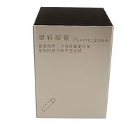 EOJDDPA Soporte para pajita de acero inoxidable, contenedor de almacenamiento para pajita, organizador de cubiertos para tienda de bebidas, Bar, restaurante (Plata)