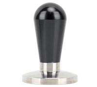 EOJDDPA Trituradora de café de aleación de aluminio de 58 mm, mango ergonómico, compresión uniforme, prensador de café para cafés caseros, baristas profesionales (negro)