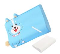 Eojpdji Almohadas Infantiles para Dormir,Almohada Transpirable para Niños Pequeños - Cojín Ergonómico con Patrón de Animales de Dibujos Animados para Sofá, Viaje, Hogar, Escuela, Cuna y