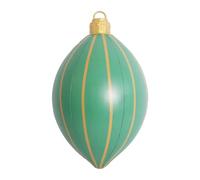Eojpdji Bolas de Navidad inflables Gigantes - Decoración navideña de PVC Inflable, decoración, Accesorios para alféizar de Ventana, Patio, césped, jardín, terraza, Exterior e Interior