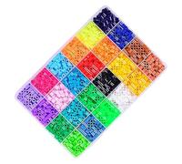 Eojpdji Kit de Cuentas para Planchar | Accesorios para Manualidades DIY en 24 Colores,Juguete para Fundir y Crear - para Niños Adolescentes Adultos Hogar Taller Escuela Aula Campamento de Verano