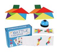 Eojpdji Tangram para Niños, Juguetes Educativos, Geométrico, para Niños de 4 a 8 Años de Edad, Aula, Jardín de Infancia, Preescolar, Hogar y Clase de Matemáticas