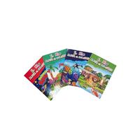 EOL Distribuzione S. R. L Juego de 4 álbumes de colorear para niños, diseño de dinosaurios espaciales