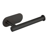 Eolax Portarrollos de Papel Higiénico Autoadhesivo, Acero Inoxidable SUS304, Hace Falta Taladrar, Soporte para Papel Higiénico Montado en la Pared (Negro)