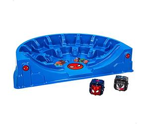 Eolo 48081 - Estadio Battle Cubes Marvel, Juego Piedra, Papel y Tijera, Combate de Cubos, Estadios de Batalla, A Partir de 5 años, Juguete Superheroes, Juguetes y Regalos para niños