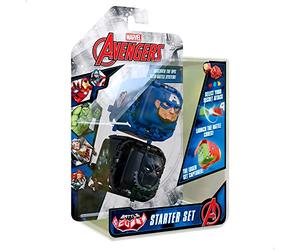 Eolo 85417 - Battle Cubes Marvel Capitán América vs Black Panter, Juego piedra, papel y tijera, Combate de cubos, A partir de 5 años, Juguete superheroes, Juguetes y regalos para niños