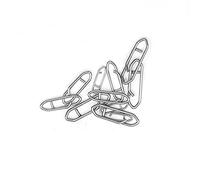 EOMTUR Pinzas tácticas para pesca rápida y clips de acero inoxidable para señuelo de pesca fácil cambio, 50 unidades, 3 tamaños (mediano)