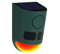 EONANT Alarma solar con sensor de movimiento, detector de activación de movimiento al aire libre, 129 dB, generador de ruido, 4 modos de trabajo con flash, advertencia de granja de jardín (1 unidad)