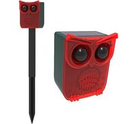 EONANT Alarma solar con sensor de movimiento para exteriores, 129 dB, alarma auditiva, seguridad intermitente, 13 sonidos para perros, barcas y disparos, jardín, granja, defensa de animales (1 unidad)
